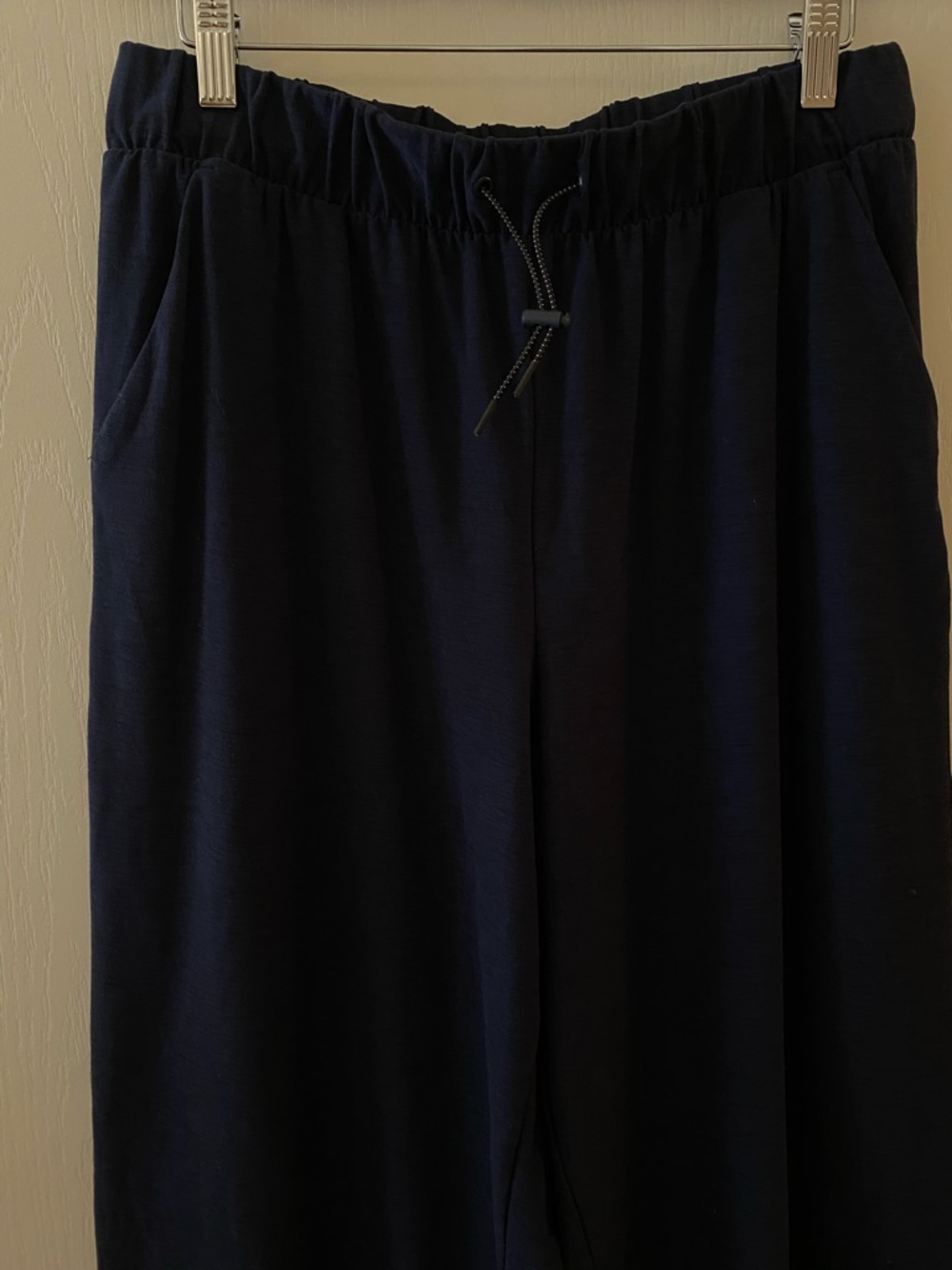 OLD NAVY High Waisted Wide Leg Crop Pant in Navy - M - Picture 8 of 12